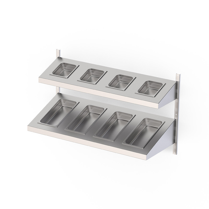 Tracks for adjustable shelving